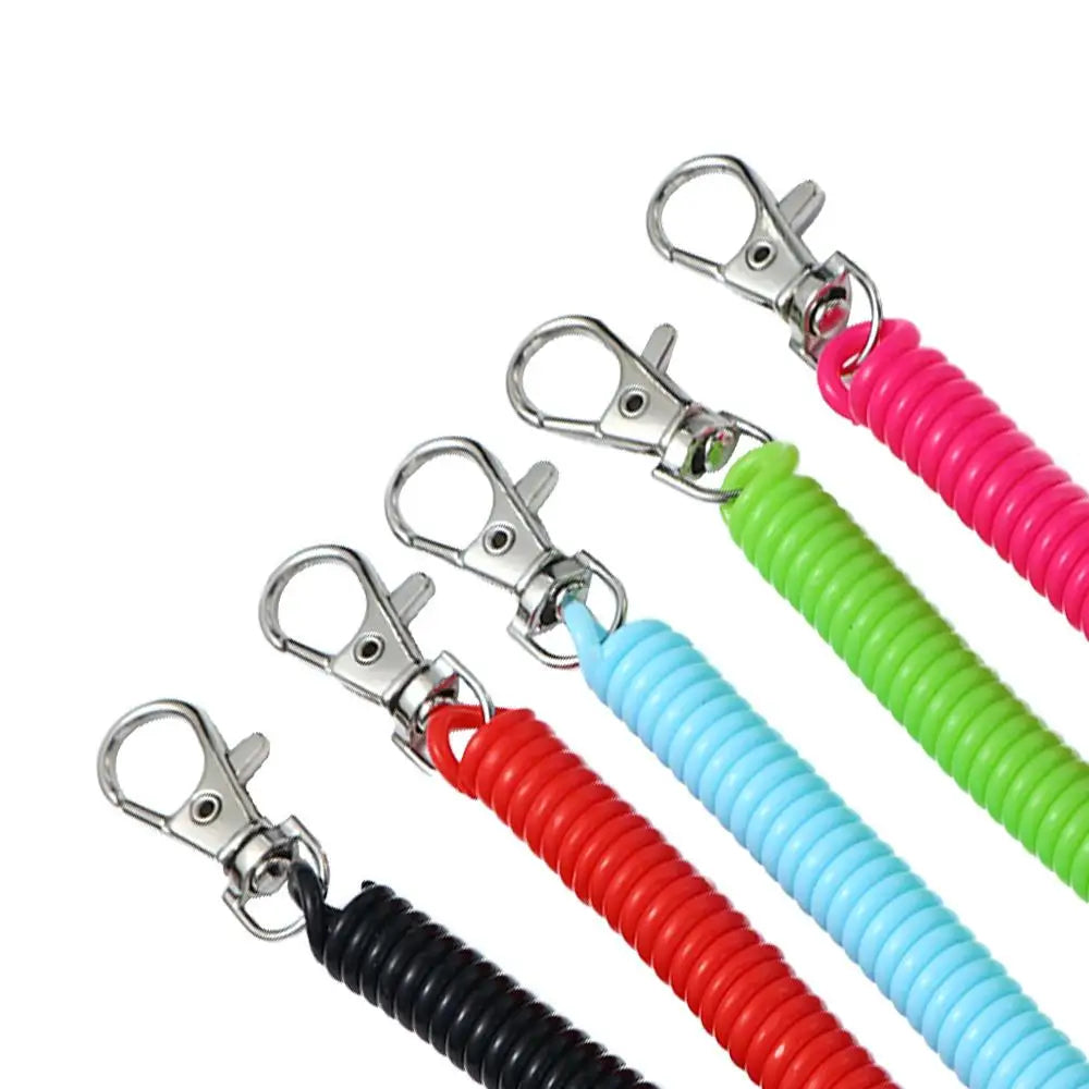 Elastic Coil Spring Wrist Keychain – Stretch Spiral Wristband Key Ring for Running, Gym & Outdoor Use | RUNGEAR