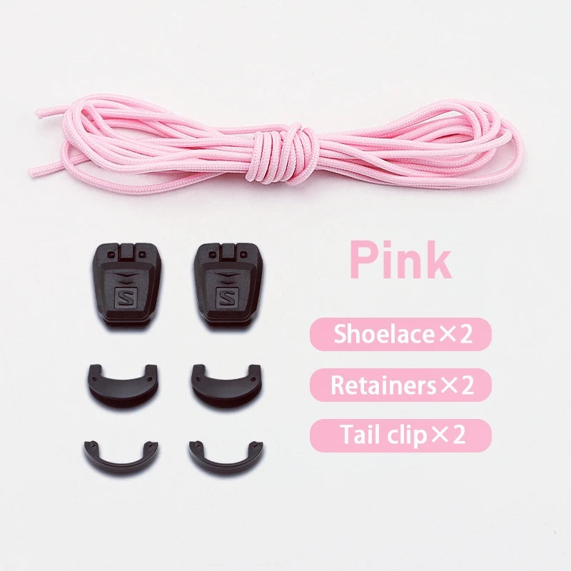 Round No-Tie Elastic Shoelaces | Adjustable Fit | 10 Colours | Running & Sport