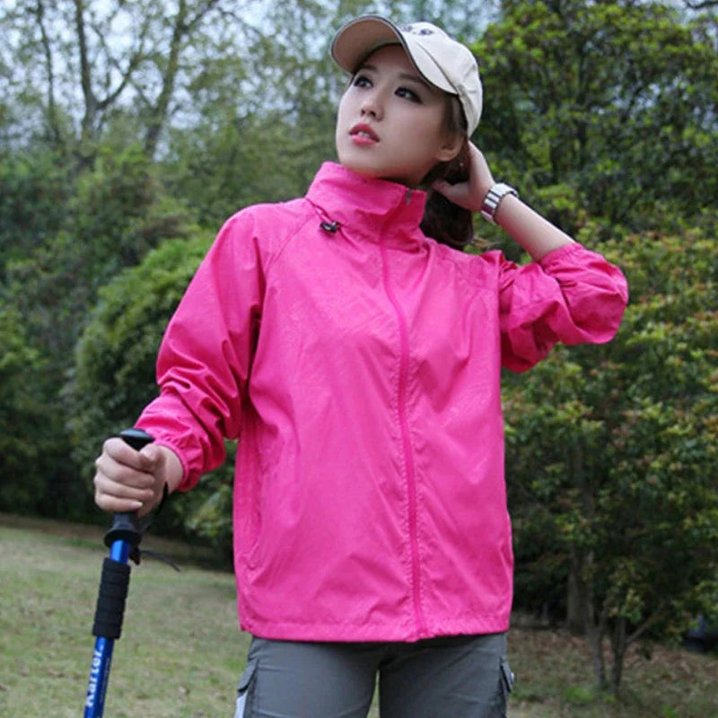 Running Apparel: Unisex, Waterproof, Lightweight, Quick-Dry, Hooded Thin Windbreaker / Rungear