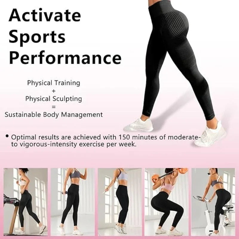 Women's Seemless Slimming High Waisted Compression Fitness Sport Legging Pants