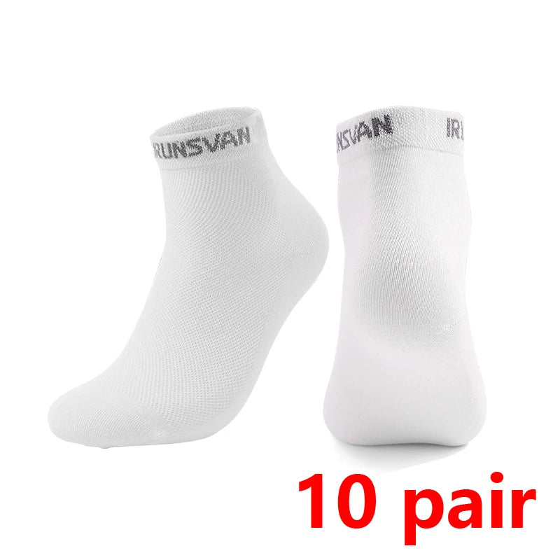 Anti-Pilling Breathable Running Ankle Socks – Moisture-Wicking, Antibacterial & Odour-Proof | 1, 5 or 10 Pairs