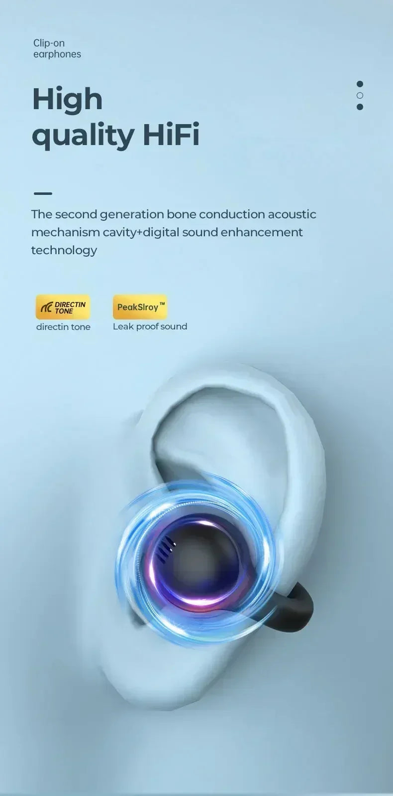 Running Earbuds Accessories: TWS X58 Wireless, Bluetooth, Waterproof, Bone Conduction, Sports Earbuds Ear Hook With Mic / Rungear