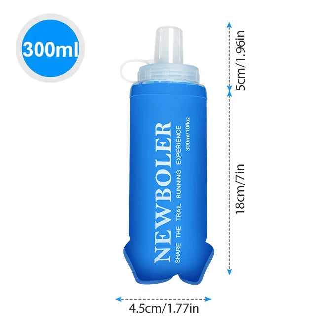 Collapsible Silicone Water Bottle — BPA Free | 150ml to 750ml | Running, Hiking & Travel