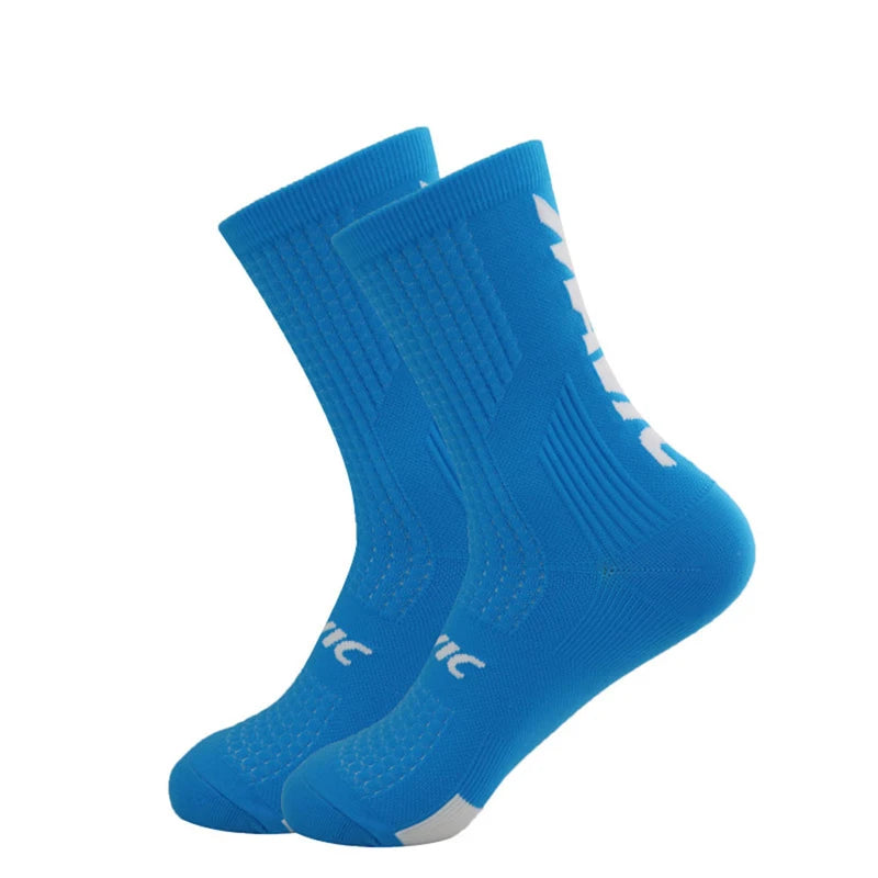 Running Compression Gear: 5 PR Men's Mid Tube, Breathable, Running and Hiking Compression Socks / Rungear