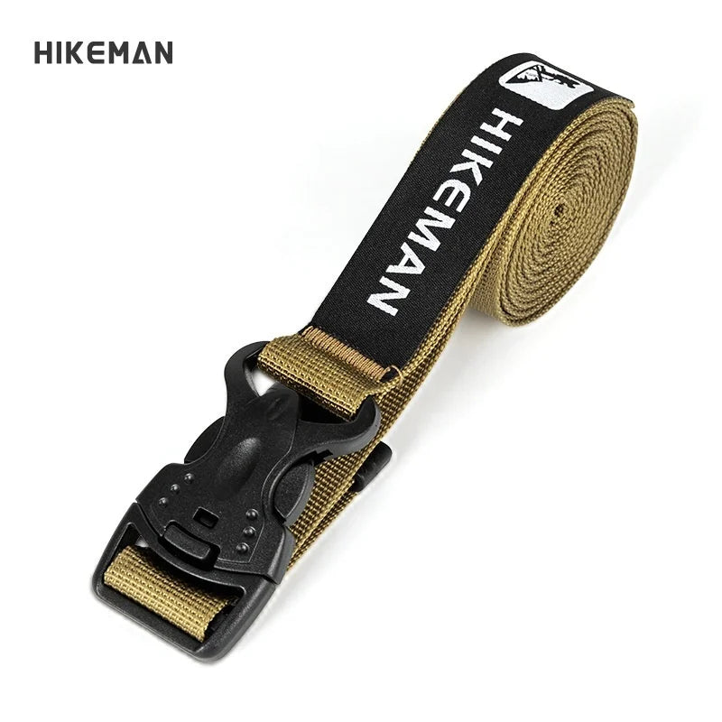 HIKEMAN 120cm Luggage Straps Outdoor Hiking Camping Travel Clothing Paing Tightening Fixed Strap Adjustable Packing Gear