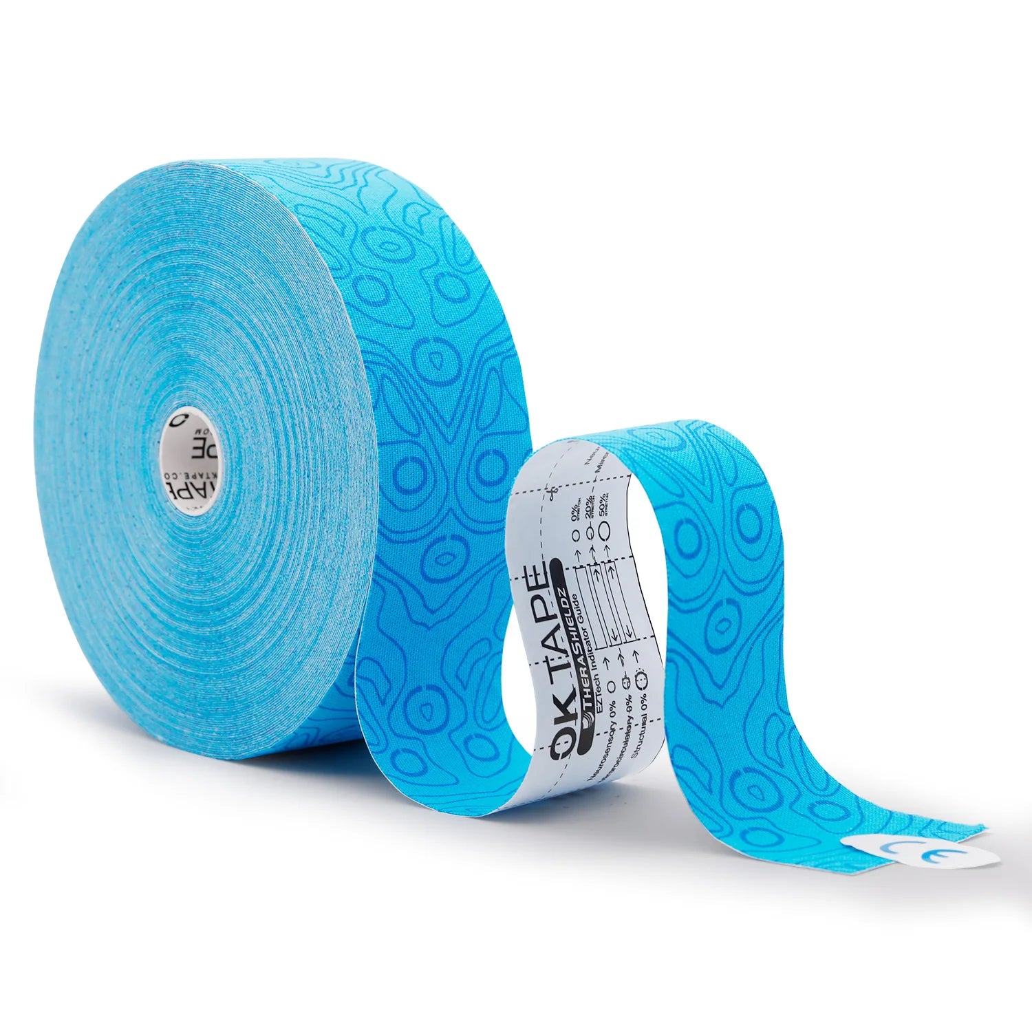 OKTAPE PRO Bulk Kinesiology Tape Roll | 5cm × 31.5m | Latex-Free Elastic Therapeutic Tape