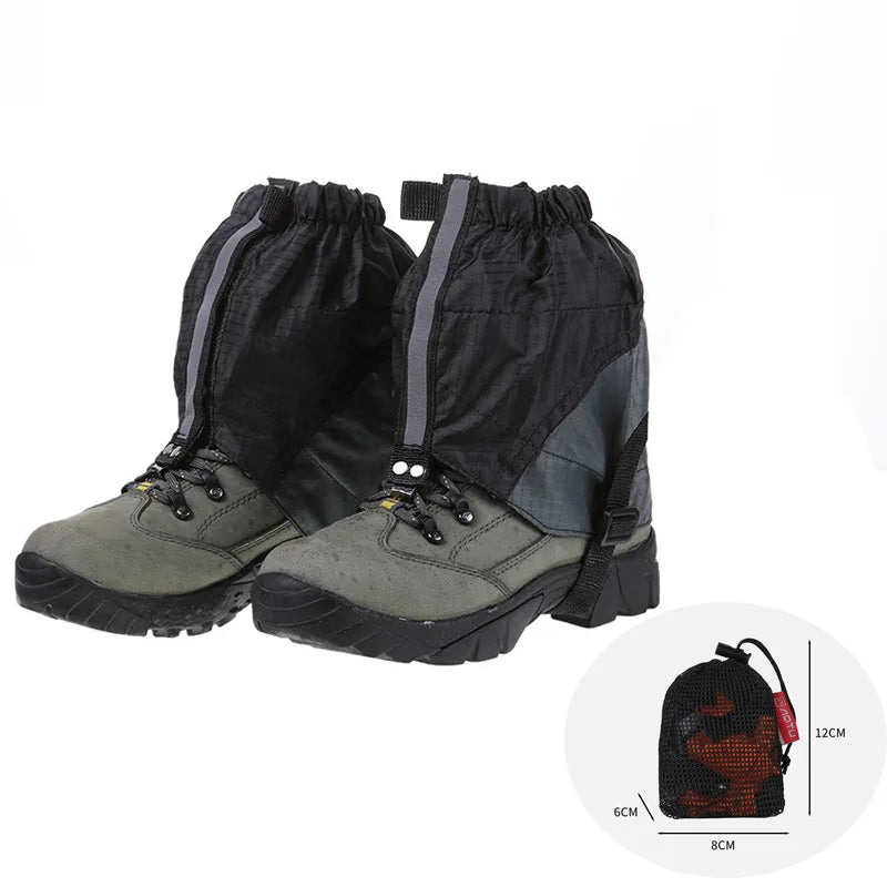 Lightweight Waterproof Ankle Gaiters | Reflective Trail Gaiters for Hiking & Mountaineering
