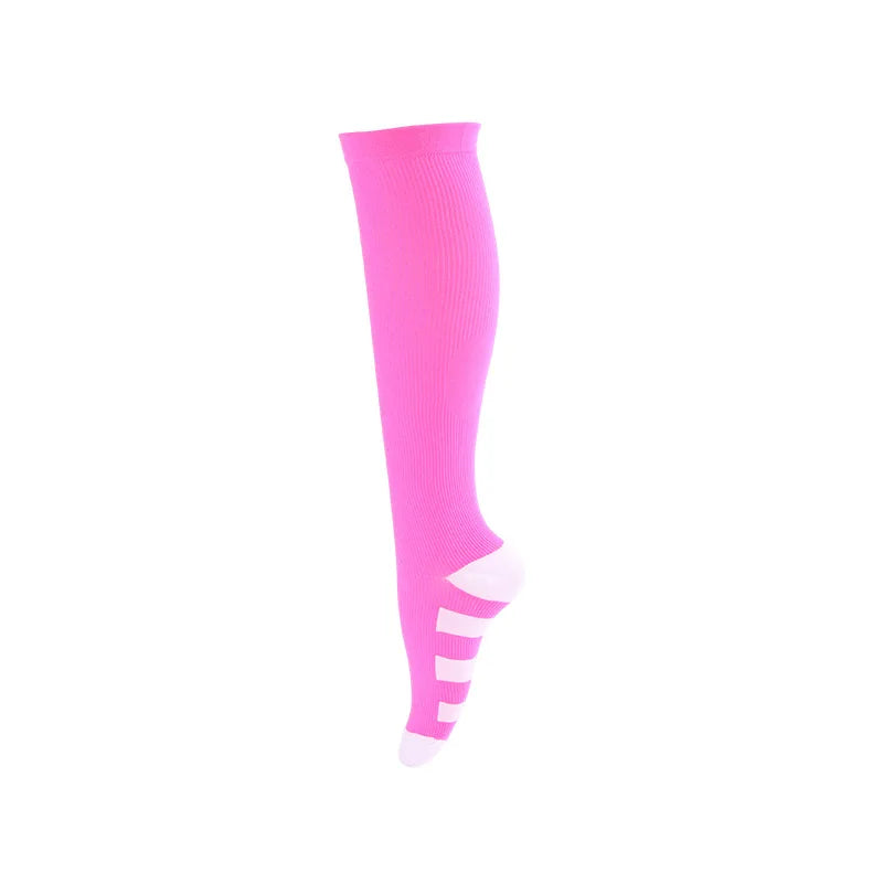 Compression Sock Accessories: Unisex Non-Slip, Knee-High Sports Compression Socks For Fitness / Rungear