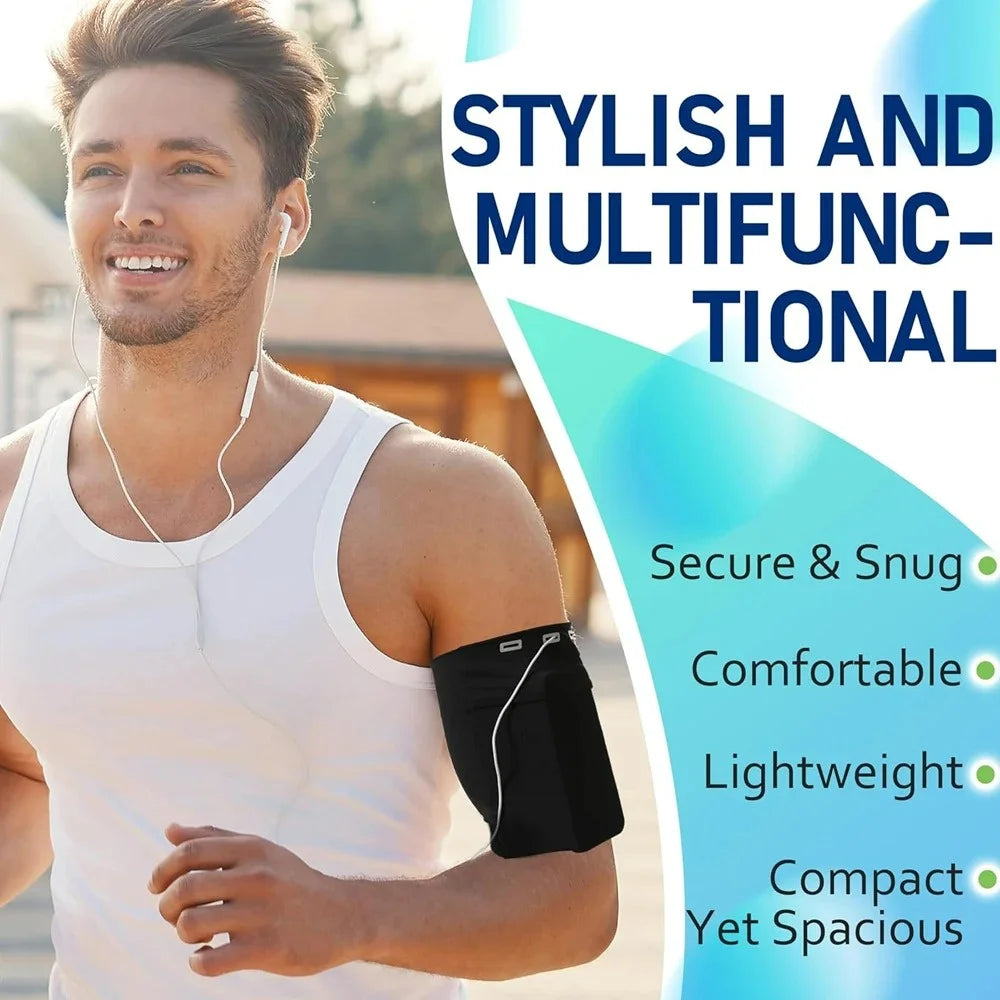 Waterproof Running Armband Phone Holder | Sports Arm Bag for Outdoor Exercise