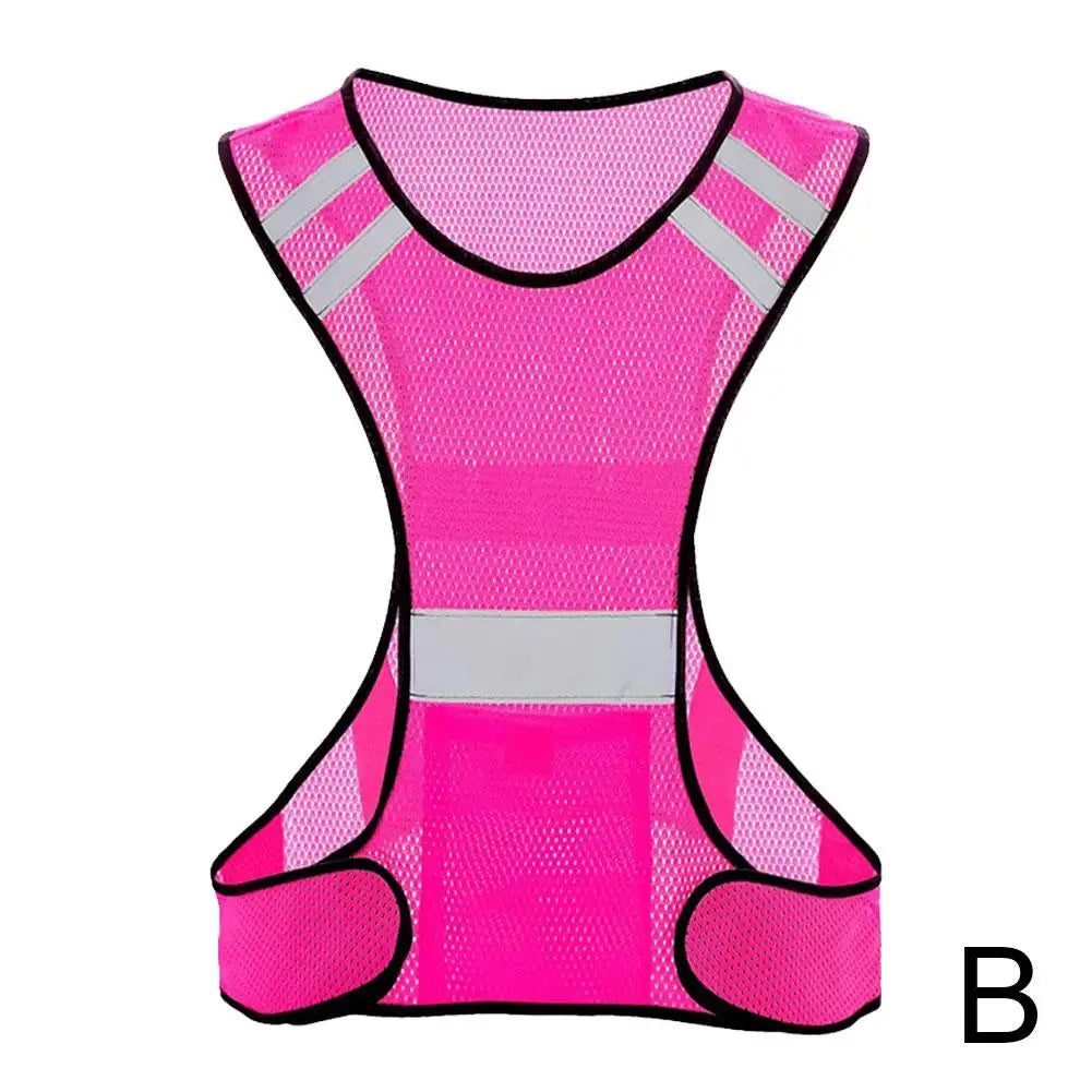 High-Visibility Reflective Safety Vest | Night Running, Walking & Cycling | Unisex