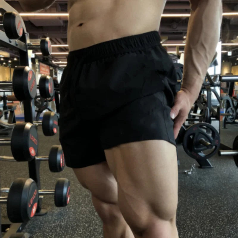 Men's Sports Shorts – Lightweight Polyester Training & Running Shorts