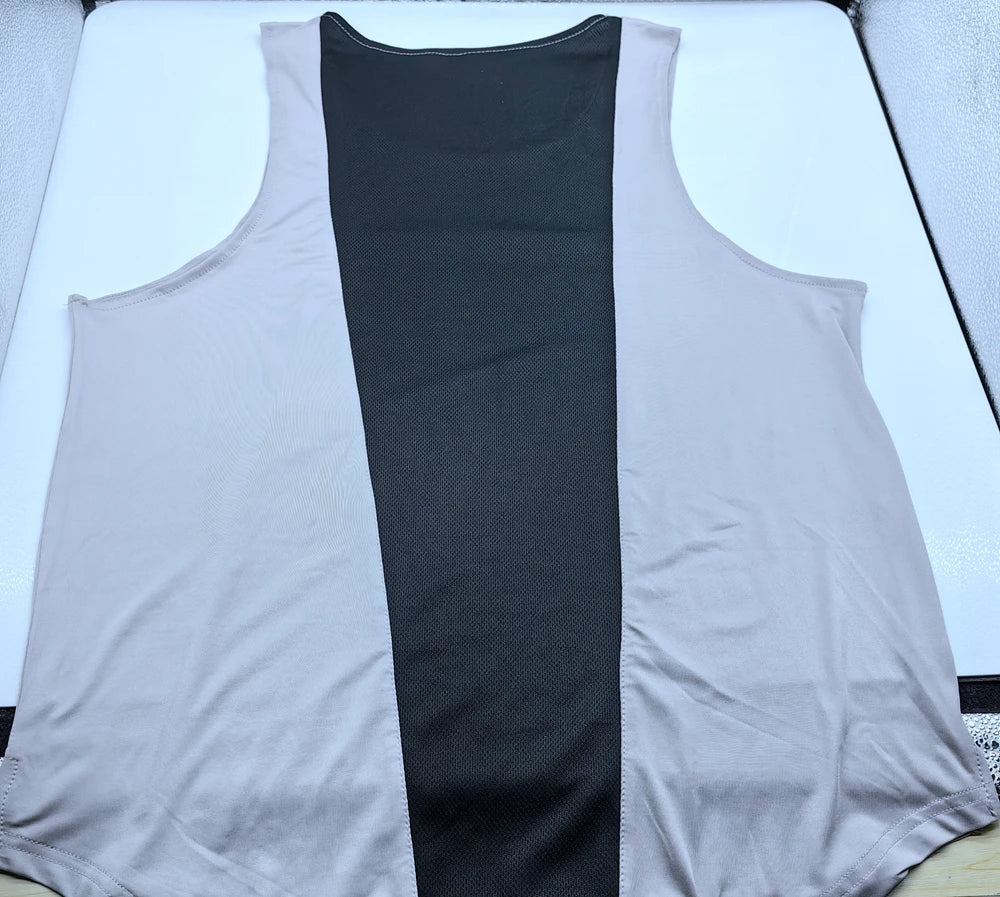 Men's Quick-Dry Apparel: Sleeveless, Breathable Mesh, Quick-Dry Workout Fitness Tank Top Singlet / Rungear