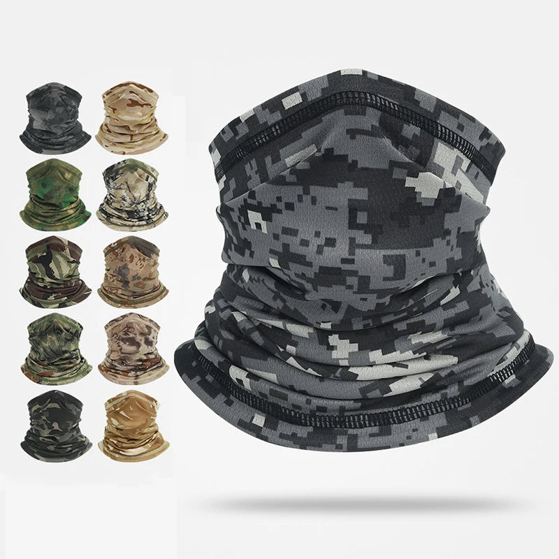 Running Gaiter Accessories: Camouflage Outdoor Sports Breathable Neck Gaiter / Rungear