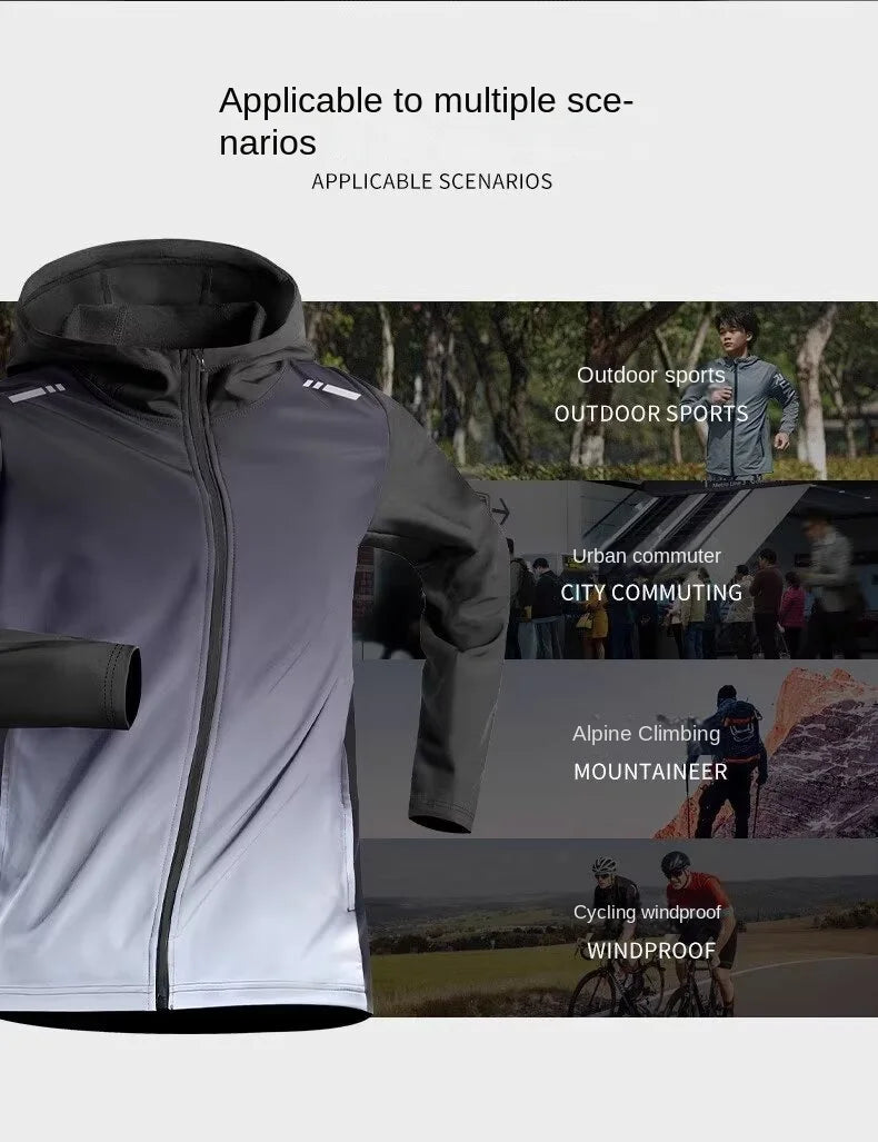 Unisex Quick-Dry Running Windbreaker | Lightweight Training Sports Jacket