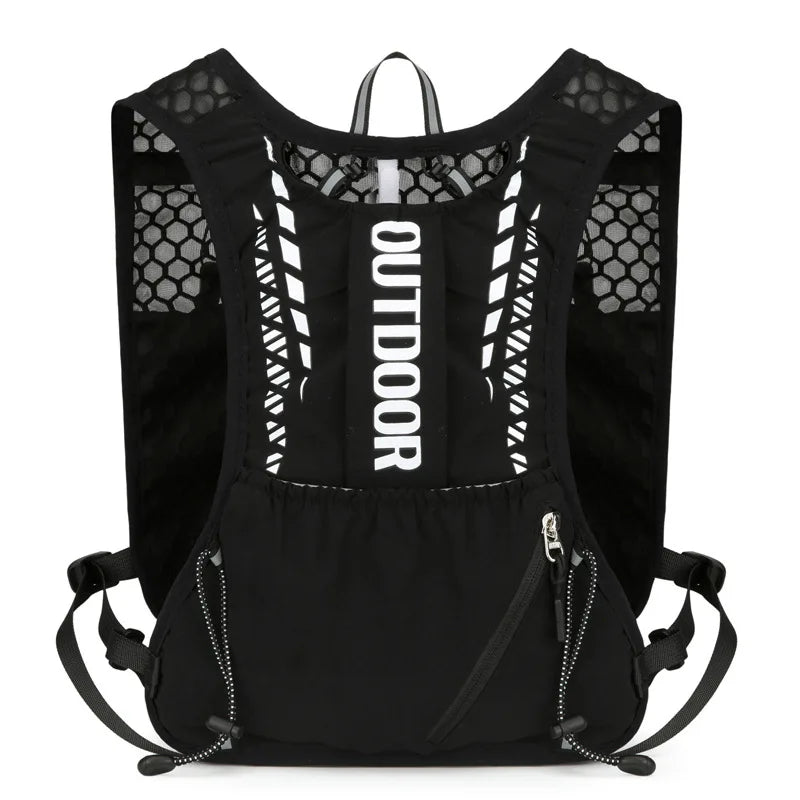 Running Hydration Vest – Lightweight, Reflective, Bladder-Compatible | Trail Running, Cycling & Hiking | Black, Pink