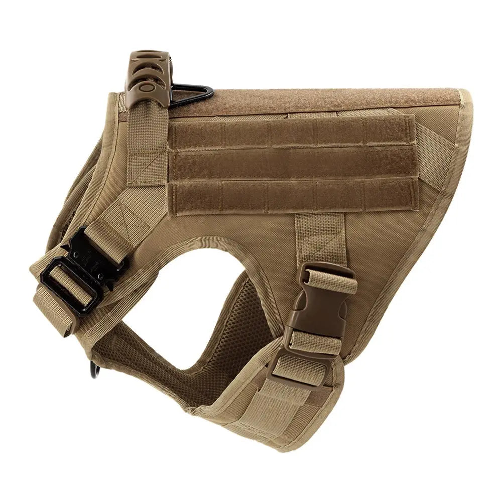 Tactical Military Dog Harness | Padded, Quick-Release Vest for Medium & Large Dogs | S–XL