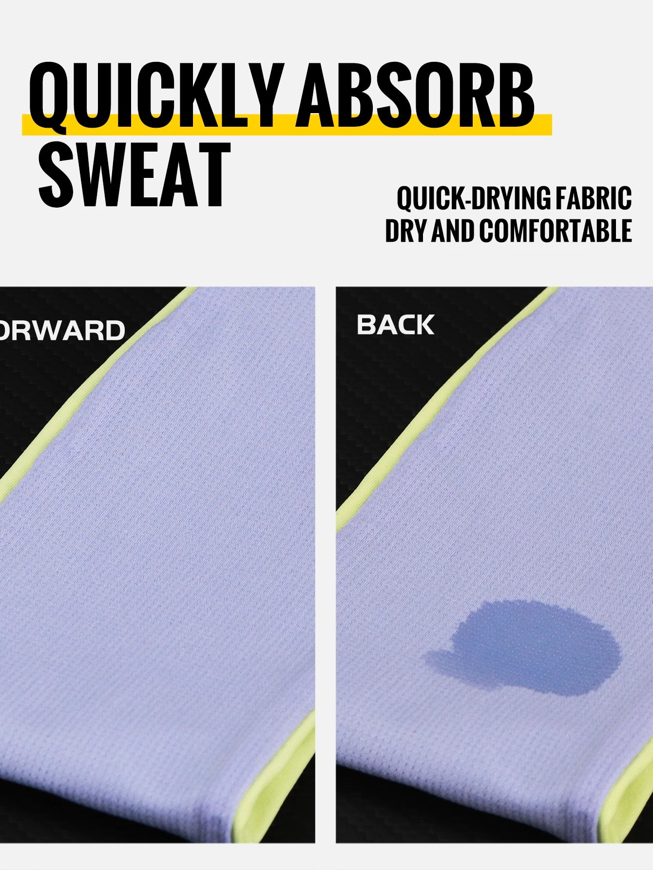 Anti-Slip Sweat Absorbing Headband Breathable Hair Band