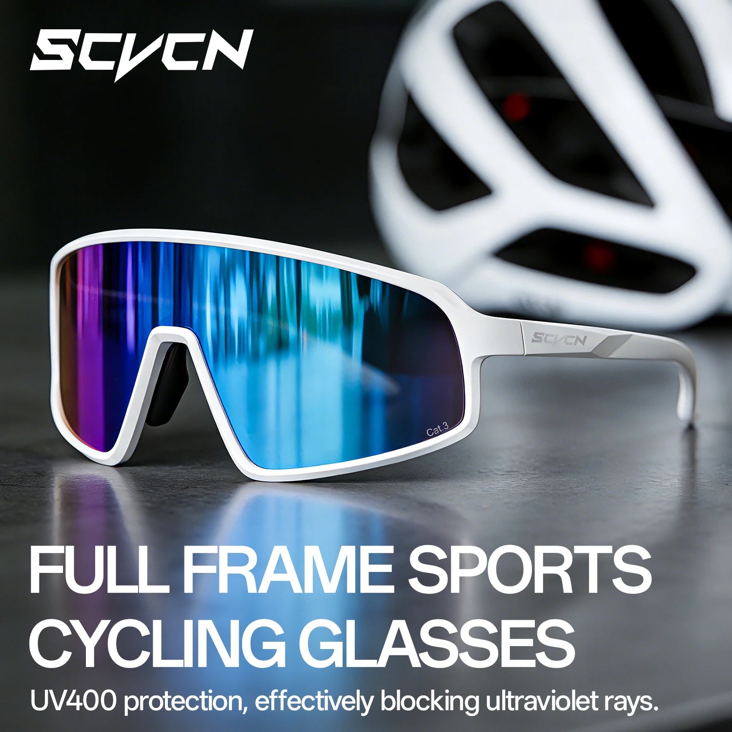 Running Sunglasses Gear: SCVCN New Large-Frame Outdoors Sports Running Sunglasses UV400 / Rungear