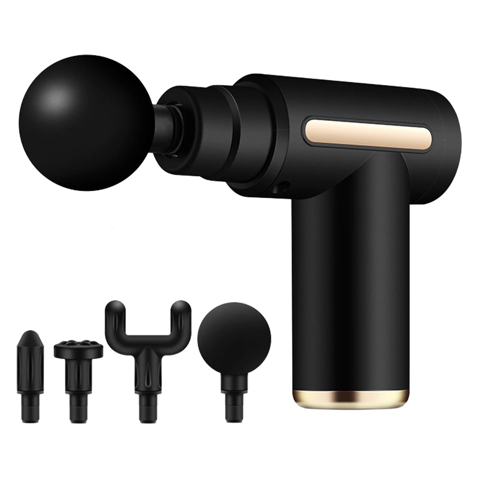 Mini Massage Gun — 4 Attachments for Muscle Recovery & Deep Tissue Pain Relief