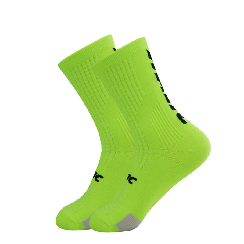 Running Compression Gear: 5 PR Men's Mid Tube, Breathable, Running and Hiking Compression Socks / Rungear