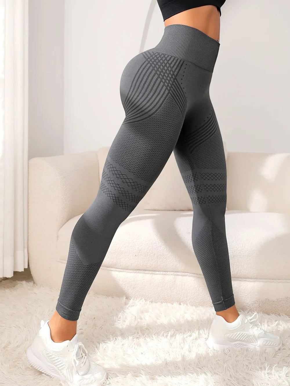 Women's Seemless Slimming High Waisted Compression Fitness Sport Legging Pants