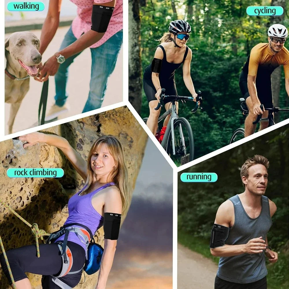 Waterproof Running Armband Phone Holder | Sports Arm Bag for Outdoor Exercise