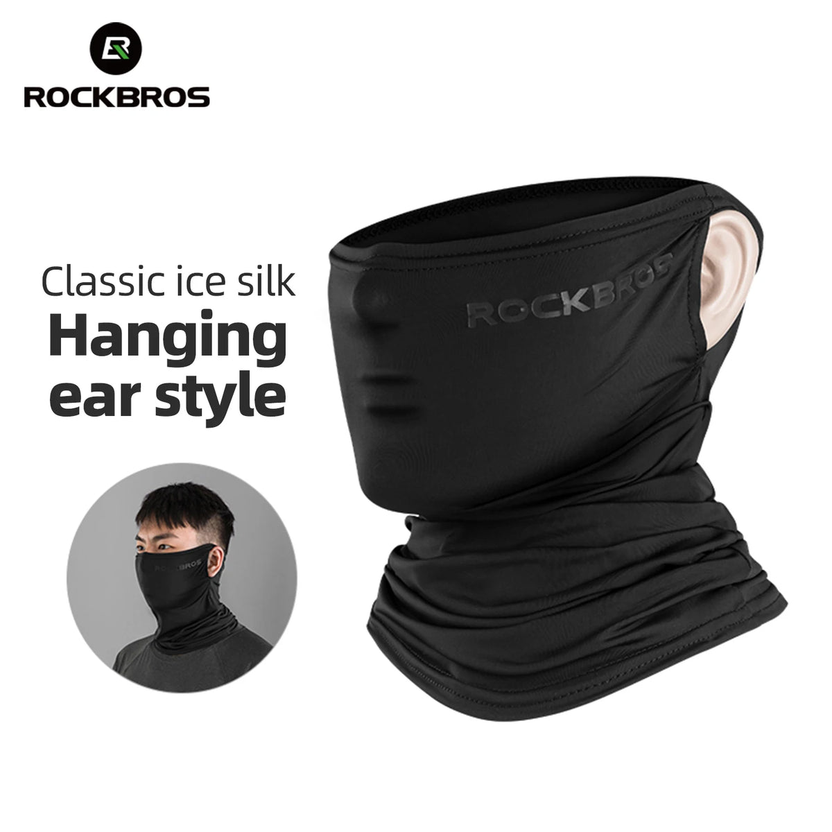 Ice Silk Neck Gaiter | UV400 Cooling Face Mask for Running & Outdoor Sports | RUNGEAR