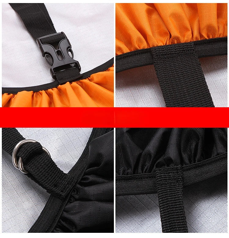 Trail Gear Accessories: Waterproof, Outdoors Backpack Rain Cover With Cross Buckle / Rungear