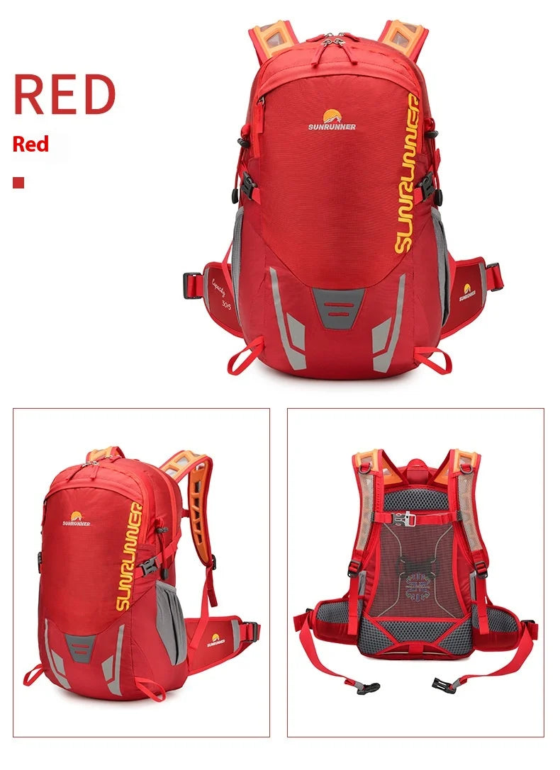 Trail Gear Accessories: 35L Large Capacity Lightweight Hiking Travel Backpack Bag For Outdoors / Rungear