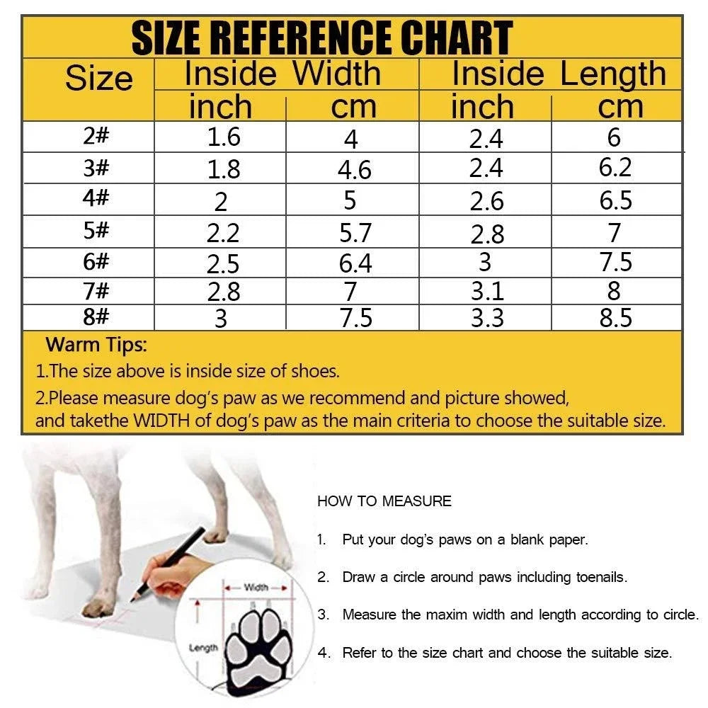 Waterproof Anti-Slip Rubber Dog Boots | Silica Gel Paw Protector Booties for Hot Pavement, Snow & Rain | RUNGEAR
