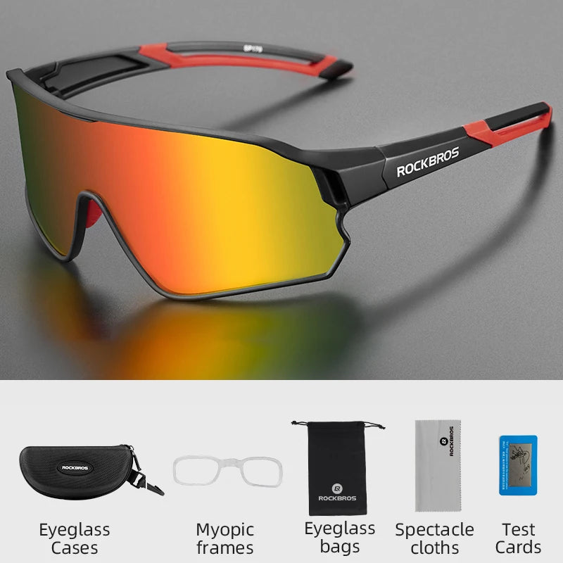 ROCKBROS Polarized Sunglasses – UV400 Sun Protection, Ultralight Glasses for the Outdoors