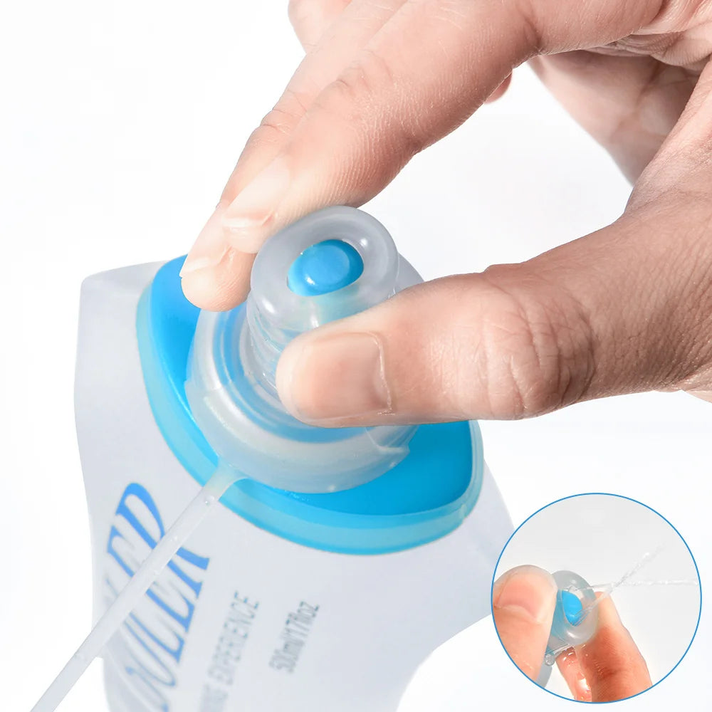 Collapsible Silicone Water Bottle — BPA Free | 150ml to 750ml | Running, Hiking & Travel