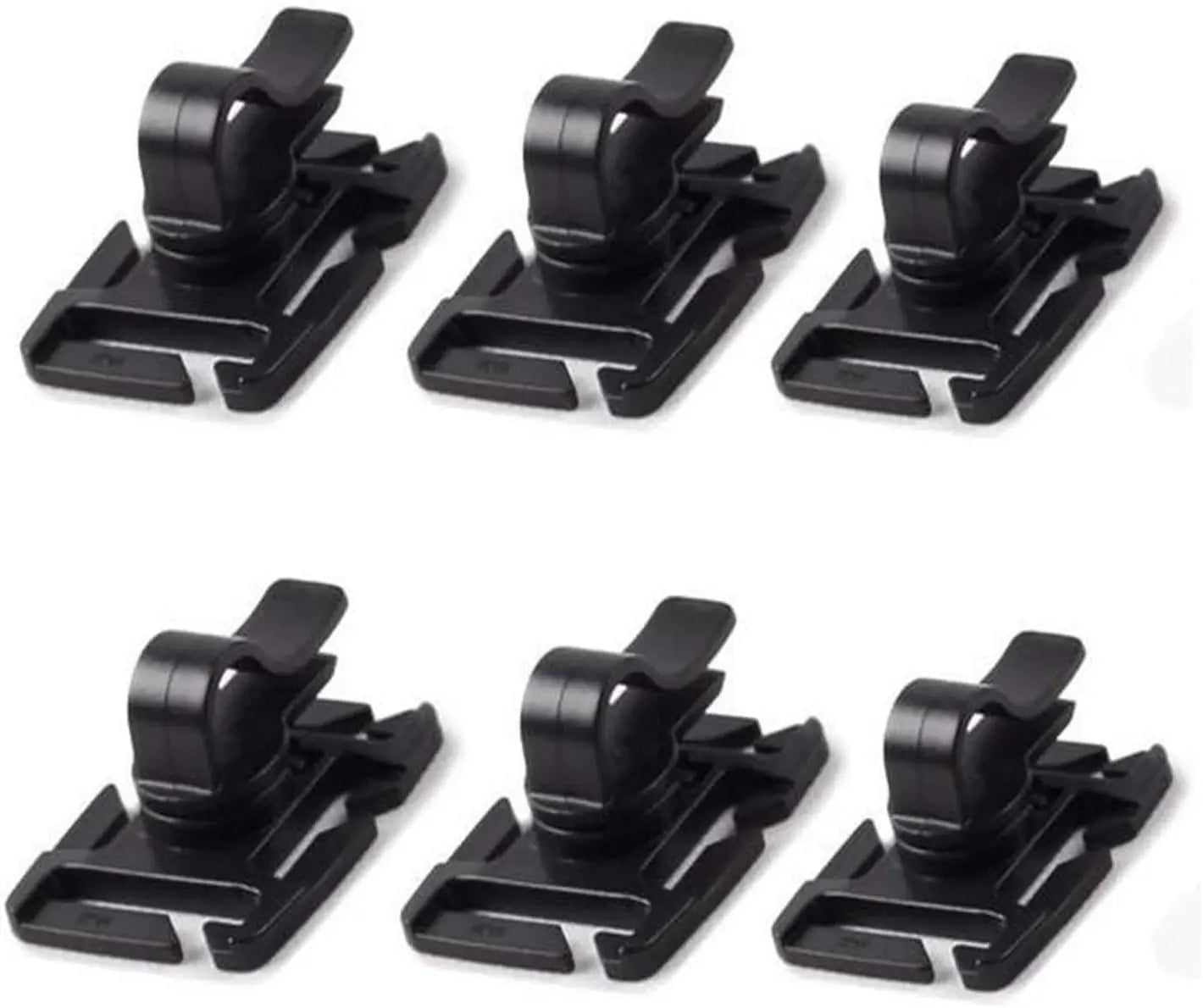 Hydration Pack Drink Tube Clips – 6-Pack Hose Holder for Running & Hiking Backpacks
