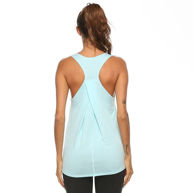 Women's Running Apparel: STOUREG Sleeveless, Quick-Dry Racerback Workout Tank Top / Rungear