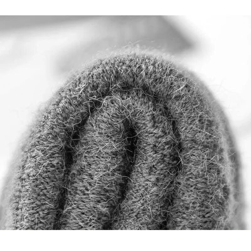 Winter Men's gloves: Warm, Thick Wool, Half Finger Fingerless Gloves / Rungear