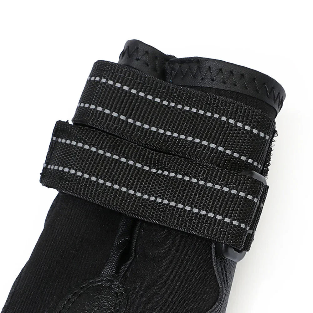 Waterproof Anti-Slip Rubber Dog Boots | Silica Gel Paw Protector Booties for Hot Pavement, Snow & Rain | RUNGEAR