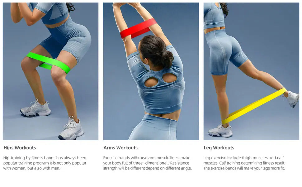 Running Recovery Gear: Exercise Workout Resistance Stretch Bands For Strength Training / Rungear