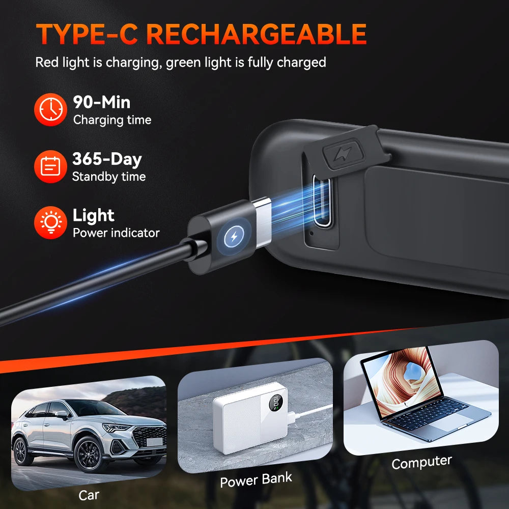 Awapow Personal Safety Alarm — 130dB Rechargeable Keychain with LED Light
