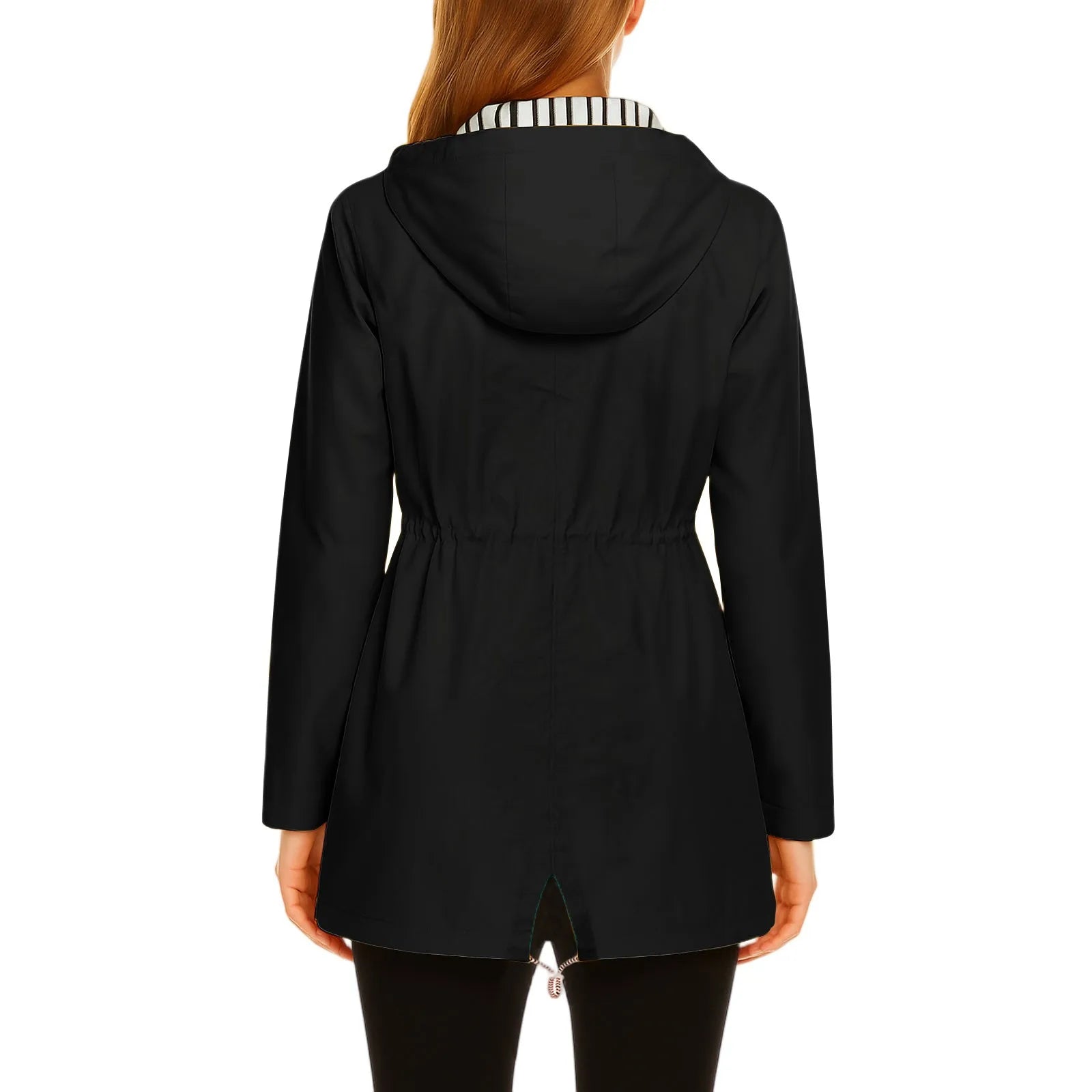 Women's Lightweight Jackets: Long, Waterproof, Outdoor Rain Coat Jacket / Rungear