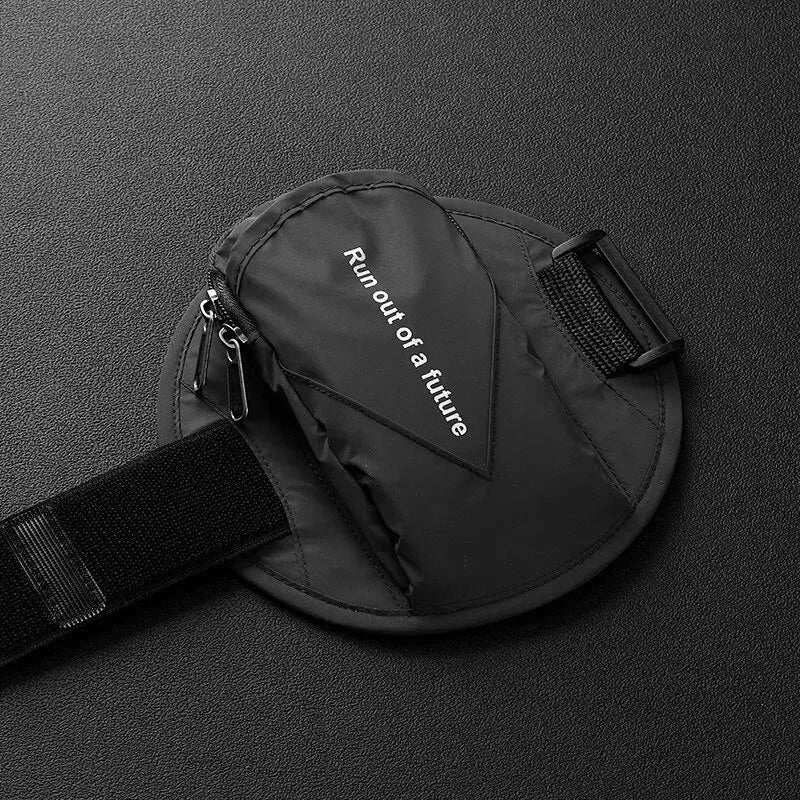 Circular Running Phone Armband – Reflective, Zippered Pouch, Adjustable Strap | Fits up to 6.5" | Night Running & Fitness | 5 Colours
