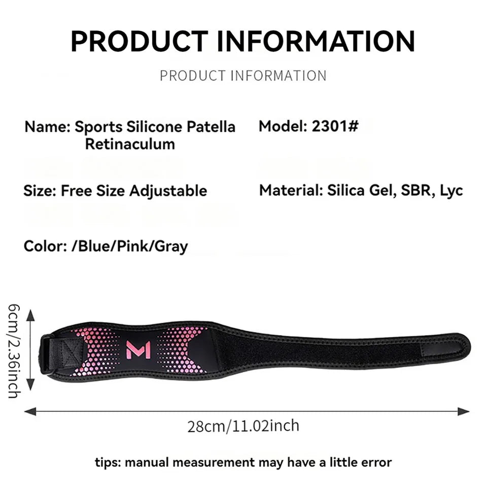 Recovery Gear Accessories: GTUBIKE 1PC Patella Knee Strap, Adjustable Knee Stabilizer Support Band for Outdoor Sports / Rungear