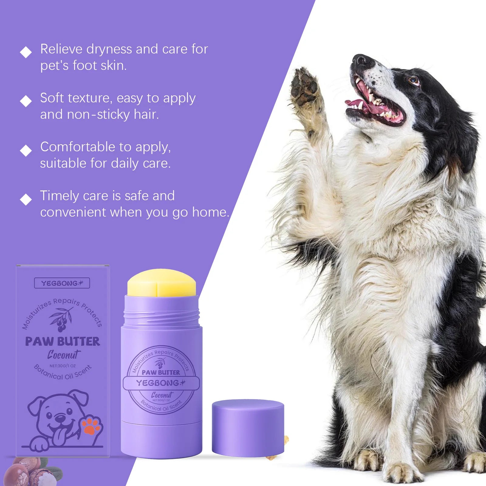 Beeswax Paw & Nose Balm for Dogs & Cats — 30g Moisturising Repair Cream