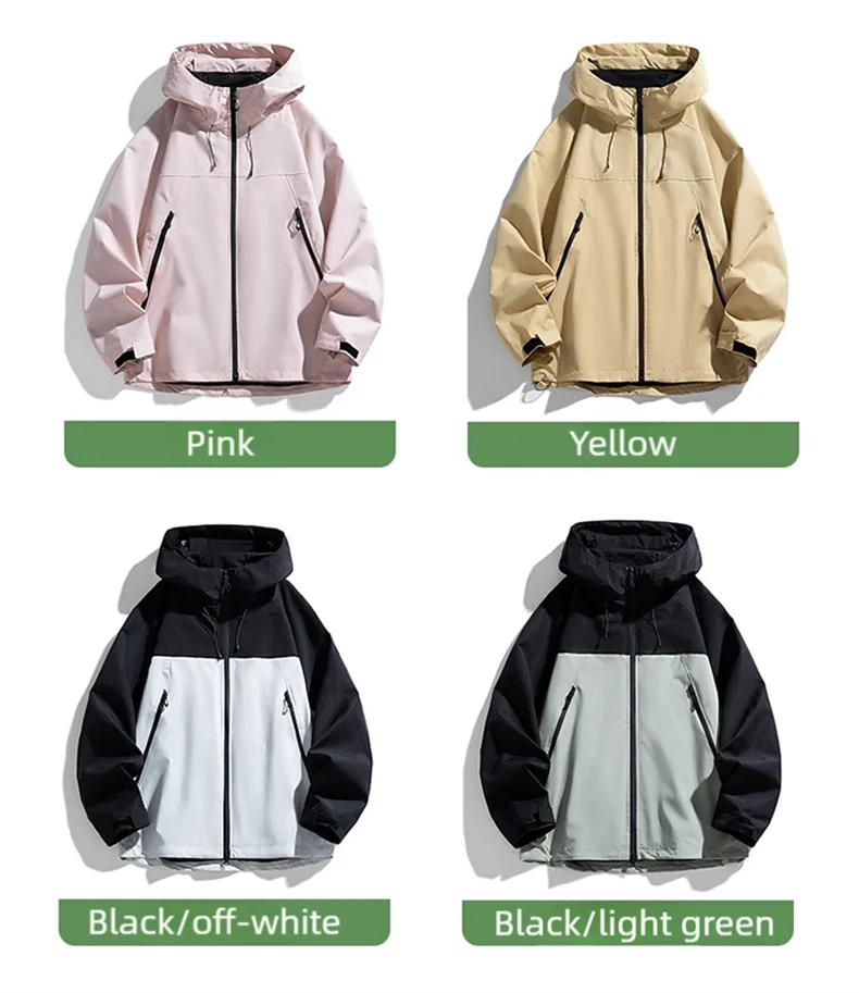 Women's Waterproof Windbreaker Outdoor Sport Rain Coat Hiking Camping Climbing Trekking