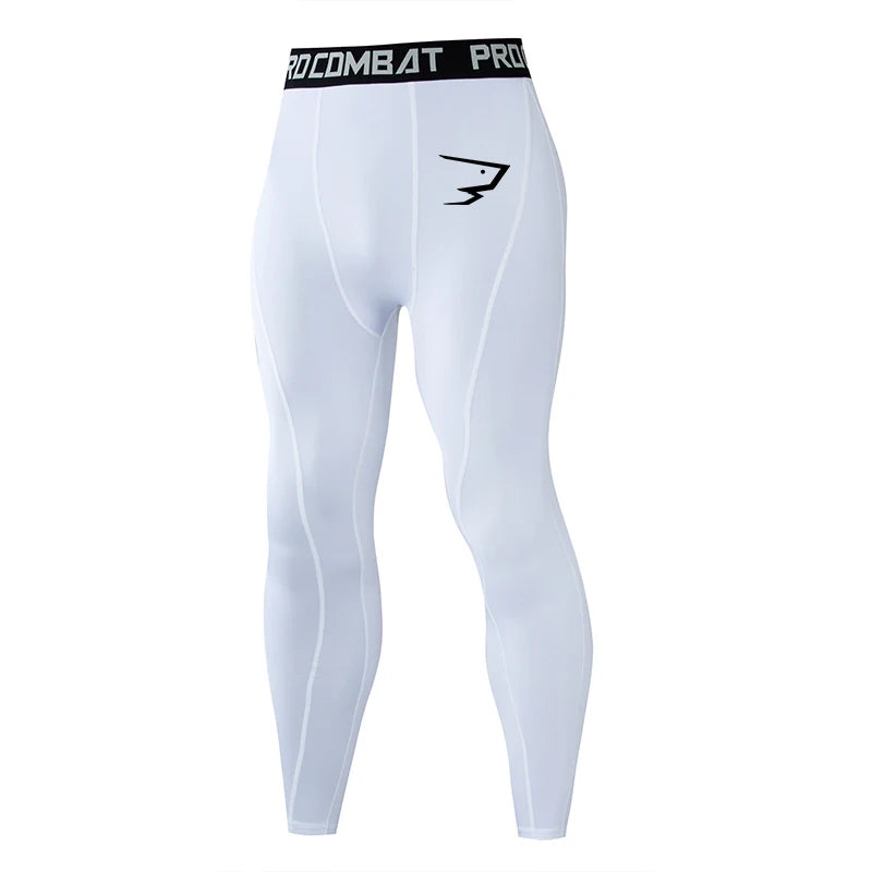 Men's Compression Running Tights | Quick-Dry Sports Leggings for Training & Gym