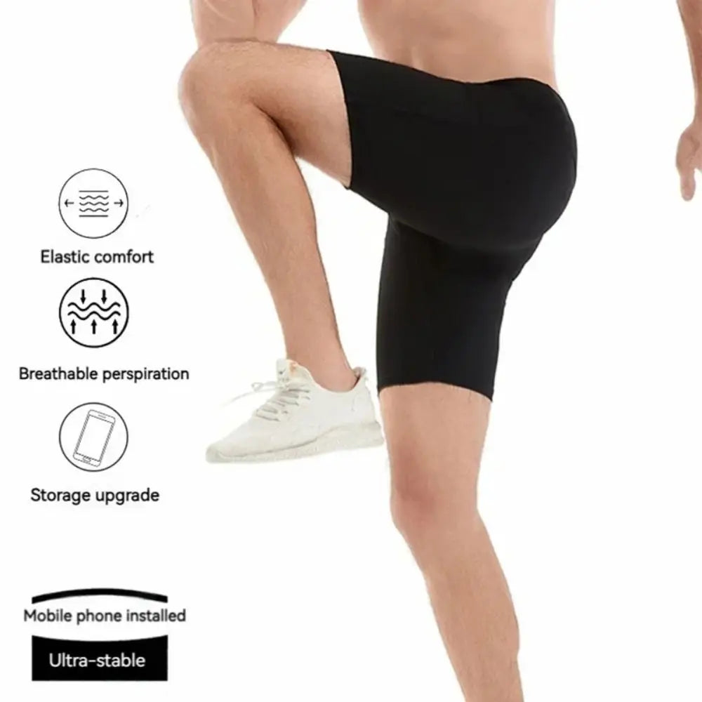 Women's High-Waist Running Shorts | Multi-Pocket, Quick-Dry Biker Shorts