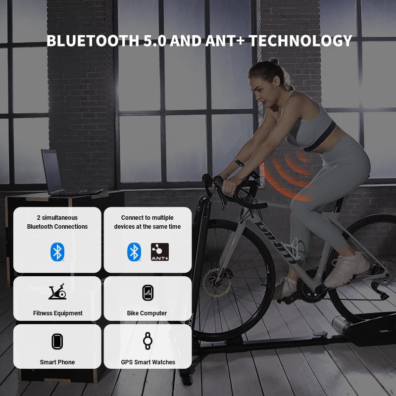 COOSPO H9Z Heart Rate Monitor Chest Strap | Bluetooth 5.0 & ANT+ | IP67 Waterproof