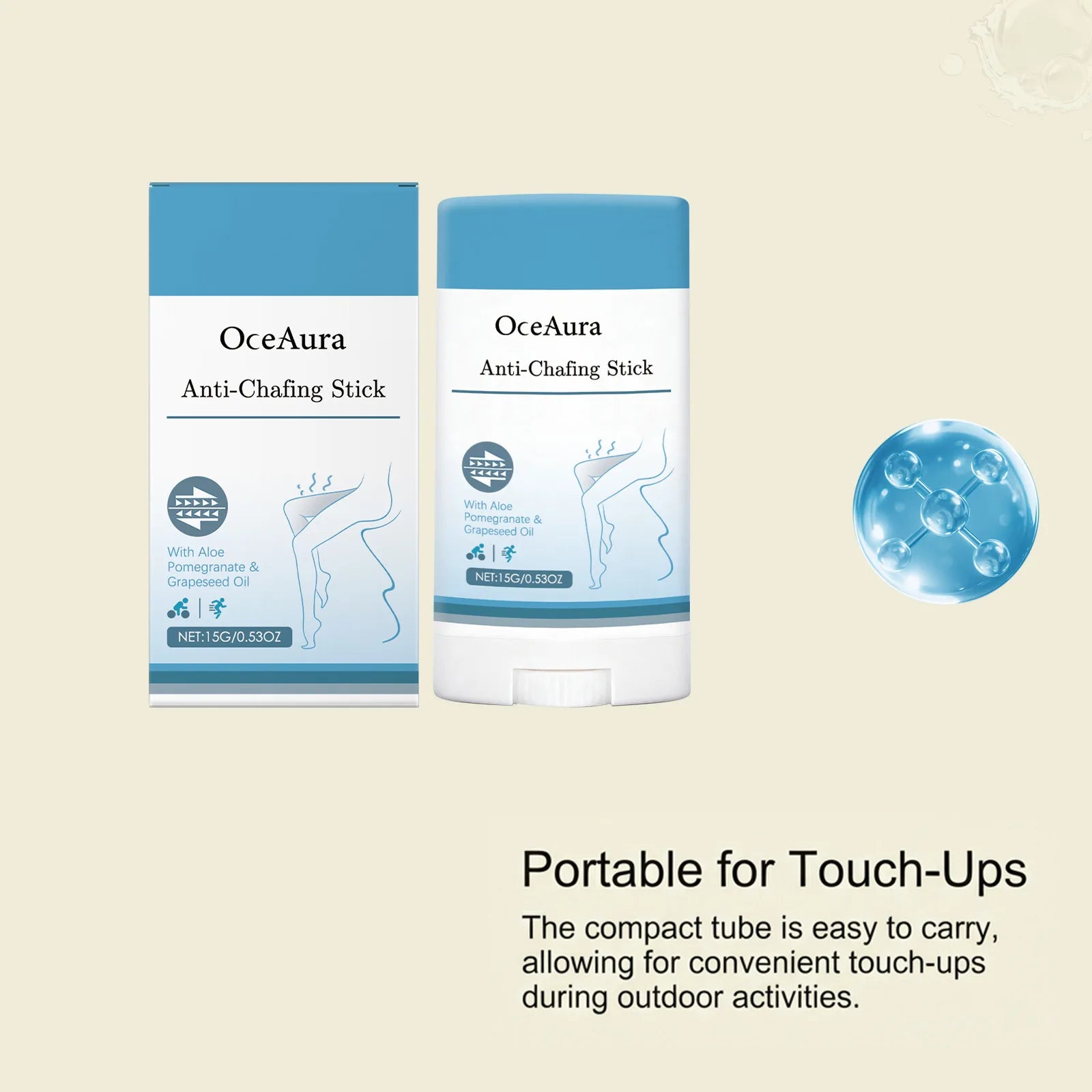 OceAura Soothing Deep Moisturizing Anti-Chafing Prevention Cream Skin Care