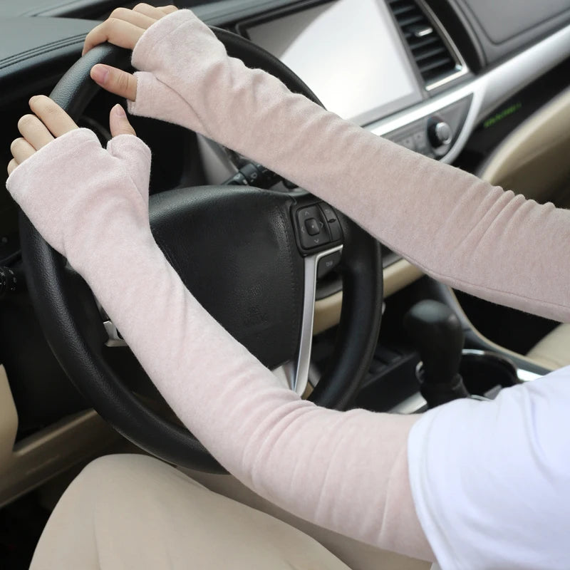 Winter Running Accessories: Unisex, Fingerless Thickened Elbow Guard Winter Arm Sleeves / Rungear
