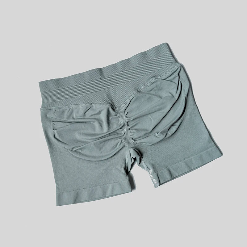 Women's Summer Apparel: Breathable, Thin, High Waisted Casual Sports Shorts, T 4.5" Low Ribbed Band / Rungear