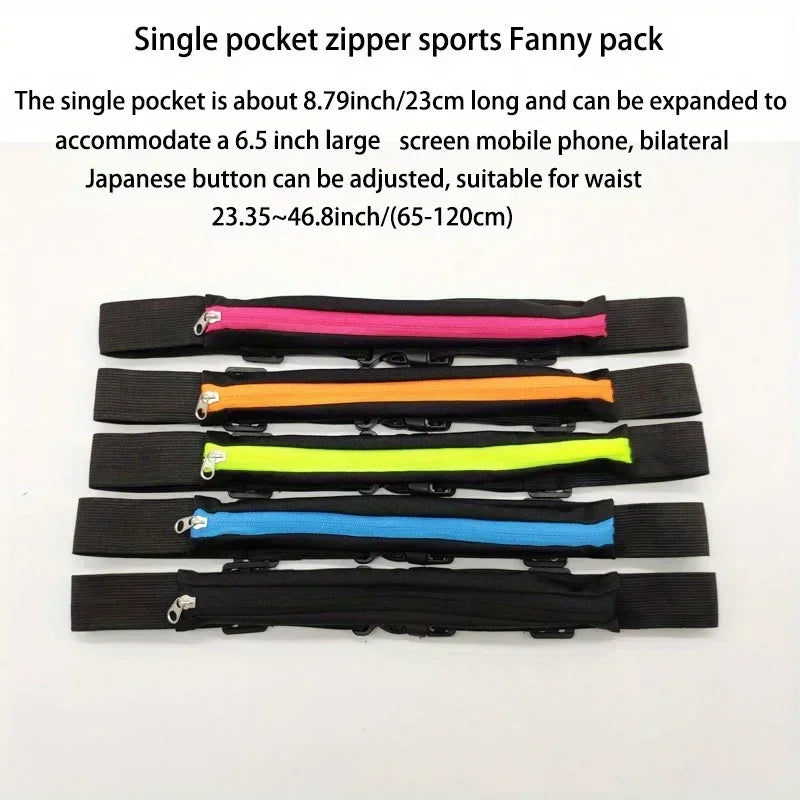 Invisible Mini Waterproof Running Belt | Elastic Waist Pack